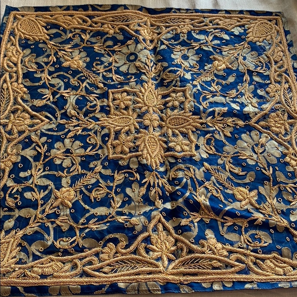 Gold Hand made Embroidery Center piece
